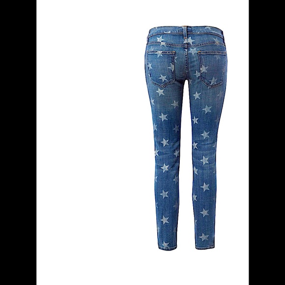 Current/Elliott The Stiletto White Star Skinny Mid-Low Rise Jeans 27 EUC - Picture 3 of 16